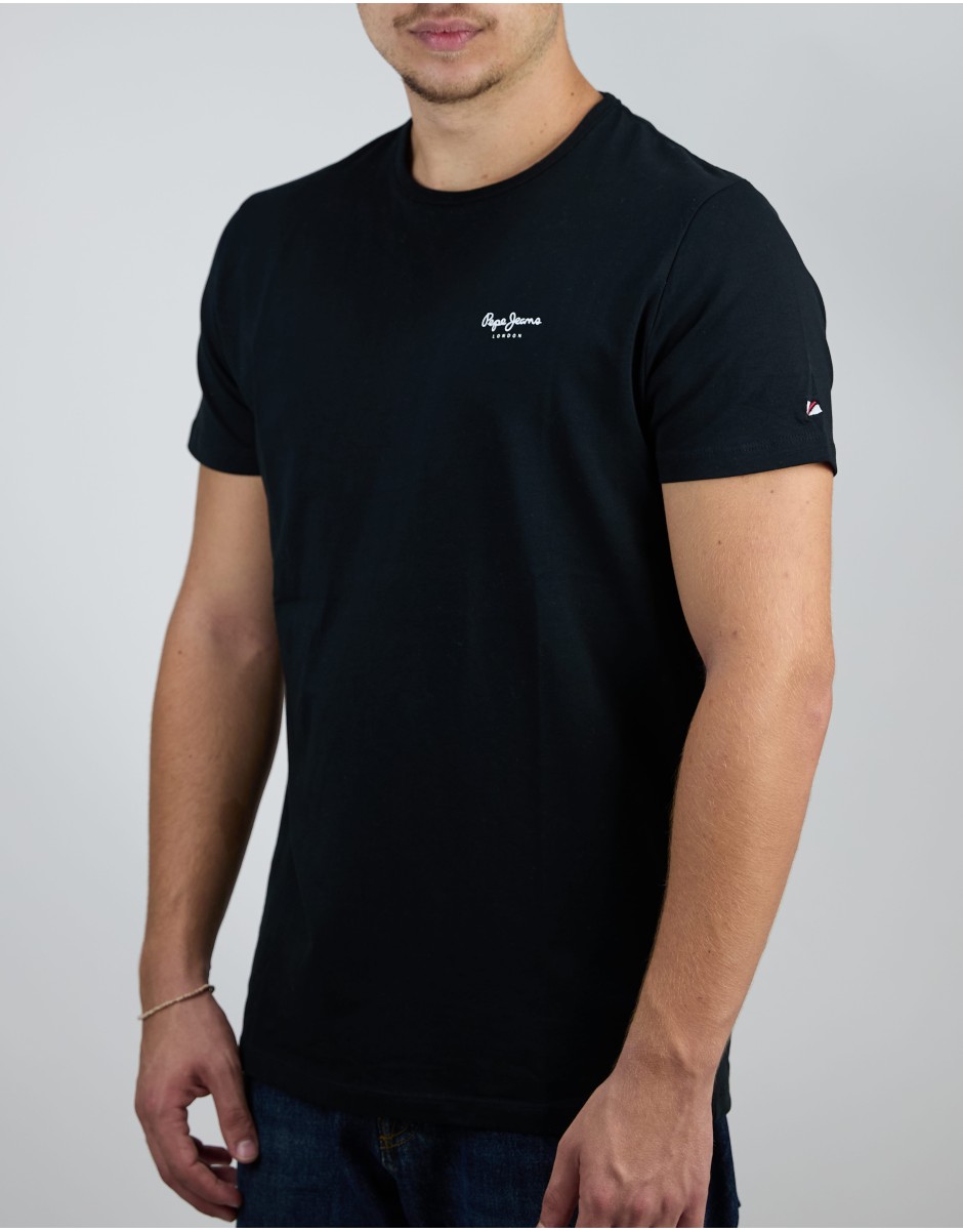 Pepe Jeans Man T-shirt “ORIGINAL BASIC” PM508212-999 (Black)